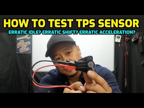 HOW TO TEST TPS SENSOR (THROTTLE POSITION SENSOR) WITH A MULTIMETER P0120 P0121 P0122 P0123 P0124