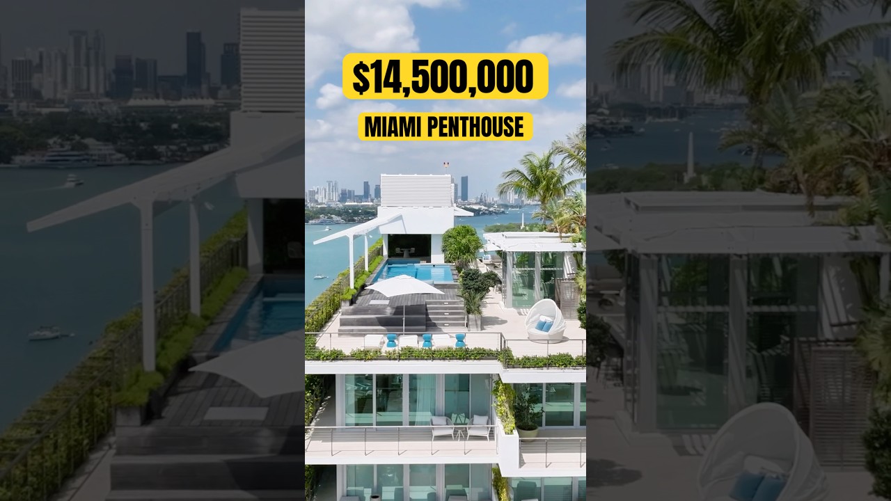 Miami Penthouse with Rooftop POOL! #realestate