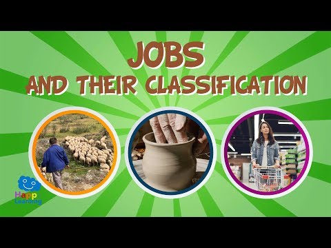 Jobs and their classification: Primary, Secondary & Tertiary sector | Educational Videos for Kids