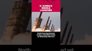 North Korea launches ballistic missile as weapons tests continue escalating