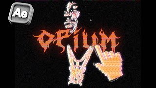 CRAZIEST OPIUM GRUNGE EFFECT After Effects Tutorial