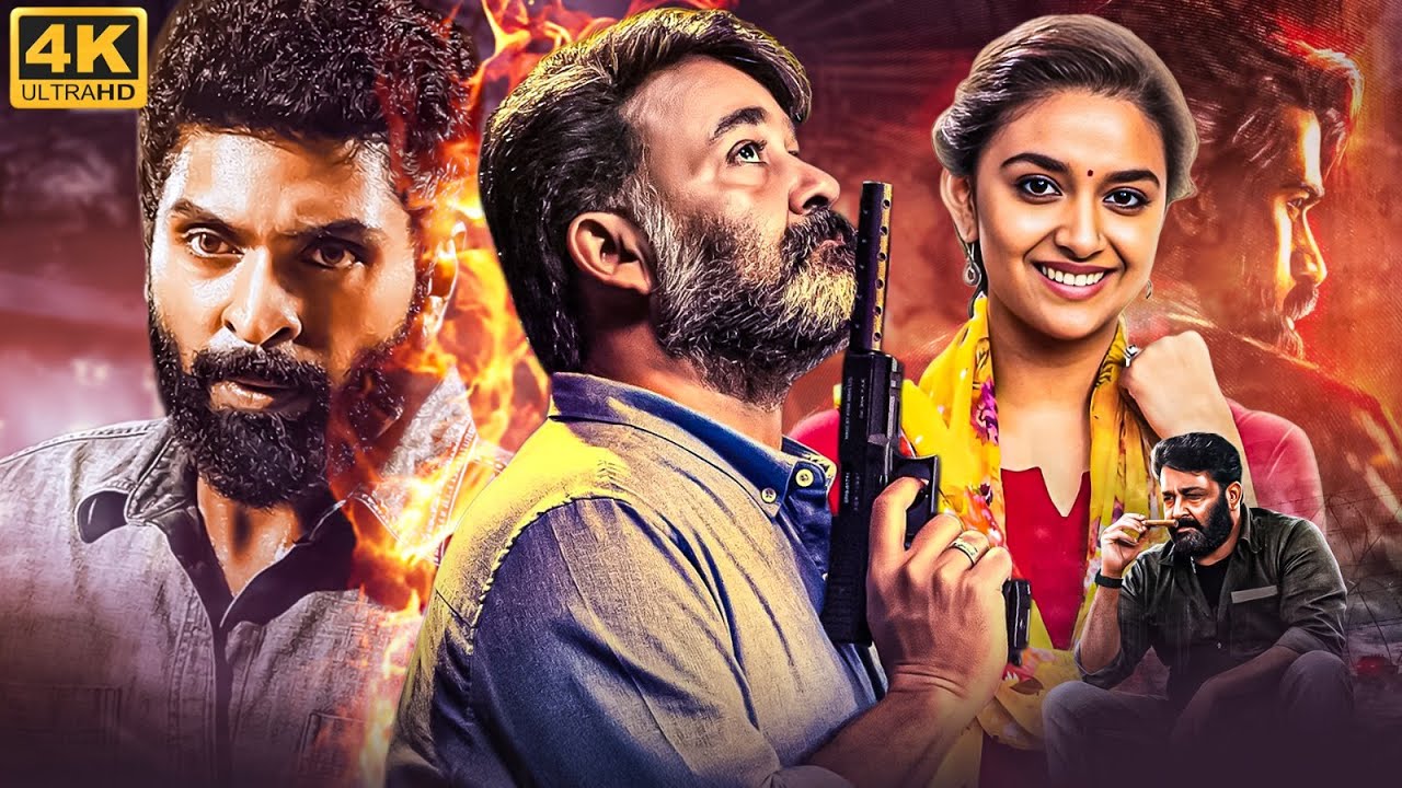 South Superhit Hindi Dubbed Full Action Romantic Movies | Mohanlal, Keerthy Suresh, Vikram Prabhu