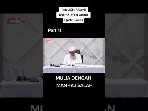MULIA DENGAN MANHAJ SALAF ~Ustadz Yazid bin Abdul Qadir Jawas hafidzahullah