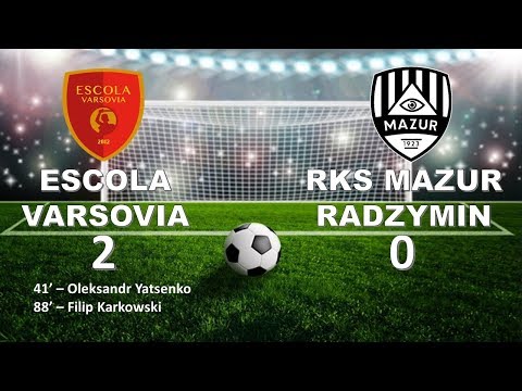 16 Kolejka Liga Okregowa 2018/19 - Escola Varsovia - Mazur Radzymin 2:0 skrot meczu