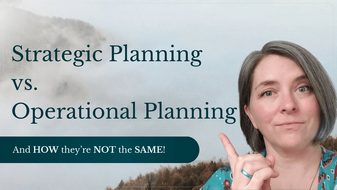 Strategic planning vs Operational planning: LEARN the DIFFERENCE