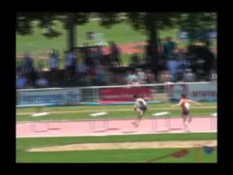 2008.07 France Lucie Membrado 400m haies ESF