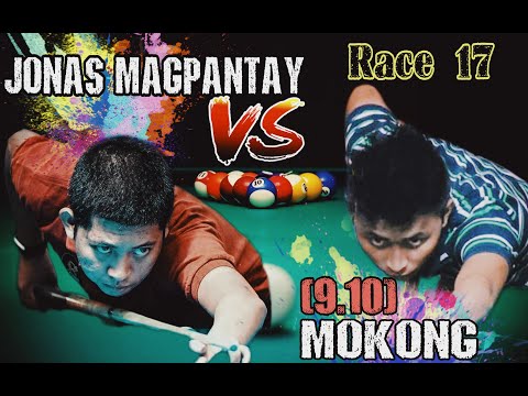 【Pool Live】Money Game 2019 - Jonas MagpantayVs. Mokong 9-10 // 10 ball //RACE 17