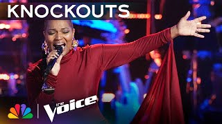 Tinika Wyatt Lights Up the Stage with The Emotions' "Best of My Love" | The Voice Knockouts | NBC