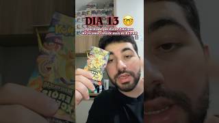 DIA 13 🤓 Abrindo um pacotinho de pokémon por dia até vir uma carta de mais de R$1000 #pokemon #tcg