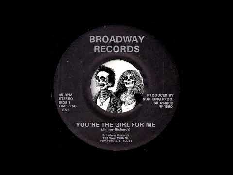 Jimmy Richards - You're The Girl For Me [Broadway] 1980 Punk Rock 45 Video