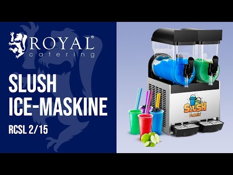 Produktvideo - Slush ice-maskine - 2 x 12 l