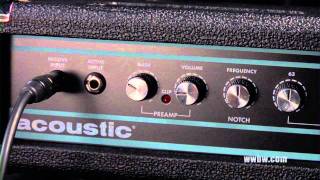 Video thumbnail for Acoustic B200H Bass Head by Woodwind & Brasswind is now Music & Arts