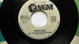Memory Maker , Mel Tillis , 1974 45RPM