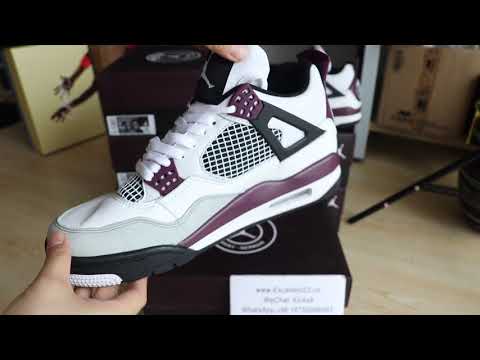 NIke Air Jordan 4 Retro PSG 2020 PARIS Unoxing Review