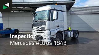 Mercedes-Benz Actros 1843 4X2 StreamSpace Euro 6 truck tractor for sale - Image 4 | Autoline IE Mercedes-Benz Actros 1843 4X2 StreamSpace Euro 6 truck tractor | Image 4 - Autoline