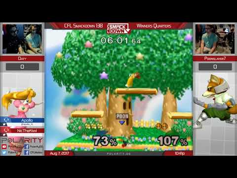 CFL Smackdown 138 Melee - Oaty (Peach) vs Poonslayer7 (Fox) - Winners Quarters