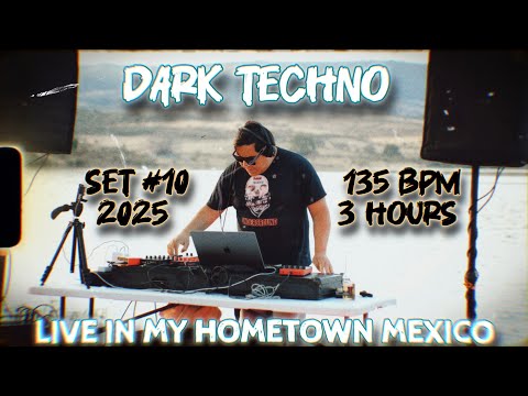Dark Techno Underground at 135 BPM set #10 2025 | Recorded in my hometown mexico
