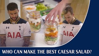 Kyle Walker v Harry Kane - Who can make the best Caesar salad