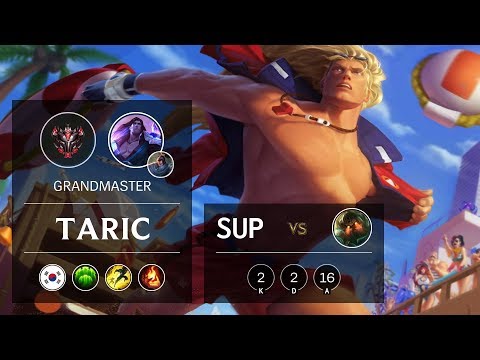 Taric Support vs Nautilus - KR Grandmaster Patch 9.24