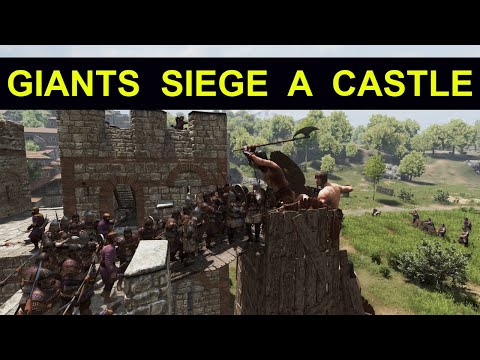 Mount & Blade 2 Bannerlord - 400 Giants vs 1000 Imperial Soldiers SIEGE