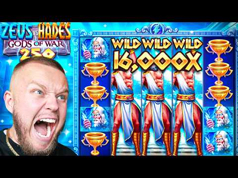 ZEUS VS HADES 250 IS ABSOLUTELY INCREDIBLE! (Big Slot Win!?)