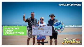 FOOTSTAKE DONATES TO JEEP BEACH!