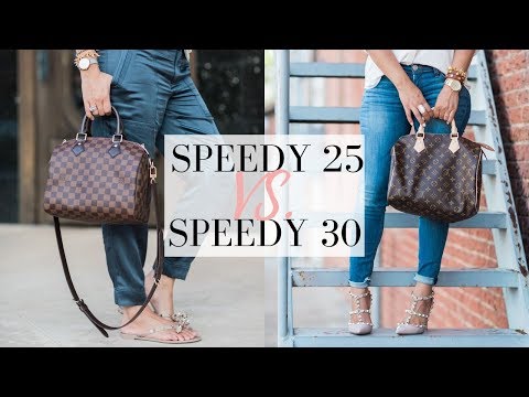 LOUIS VUITTON SPEEDY 25 VS. 30 - 5 Minute Friday | LuxMommy