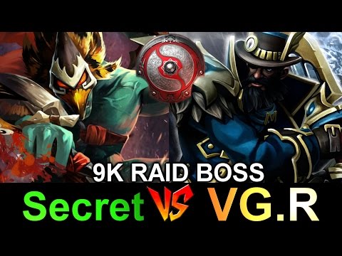 Secret vs VG.R- Dota 2 The International 2016 Group Stage [BO2]- 9K Raid BOSS