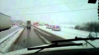 preview picture of video 'accident northern ohio I-75'