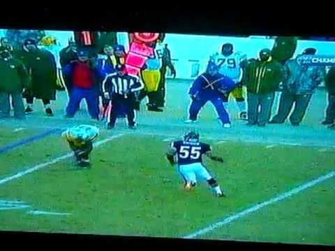 Lance Briggs Amazing Interception - NFC Championship Game