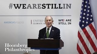 Mike Bloomberg Delivers America’s Pledge at COP25