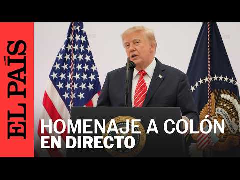 EN VIVO | Donald Trump hace un homenaje a Cristobal Colón | EL PAÍS