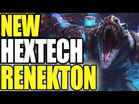 NEW HEXTECH SKIN! HEXTECH RENEKTON! THIS SKIN LOOKS AMAZING! - League of Legends