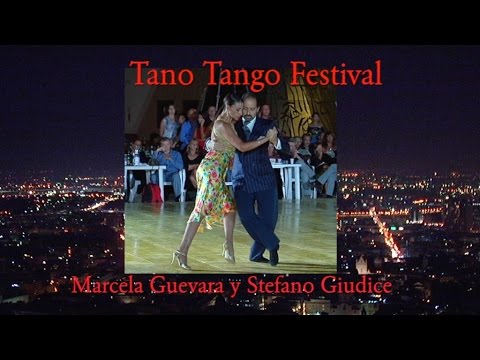 Marcela Guevara  and  Stefano Giudice  are  dancing  at  Tano Tango Festival  in  2016