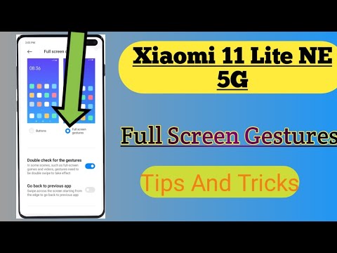 Xiaomi 11 Lite NE 5G || Full Screen Gestures Tips And Tricks