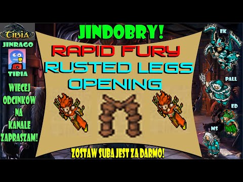 Tibia - Fury Rapid loot10/10 i opening Rusted Legs
