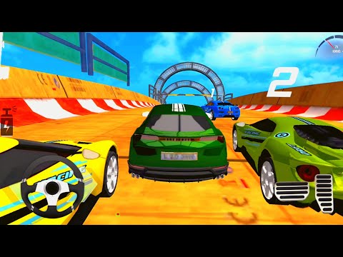 Crazy GT Ramp Car Stunts Racing - Impossible Master Mega Ramp Car