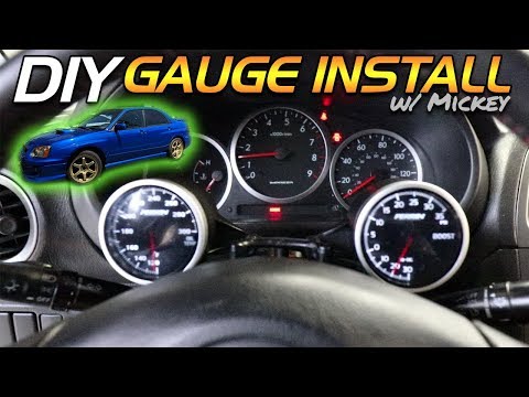 How to Install Perrin Gauges in a Subaru WRX!  DIY with Steps!
