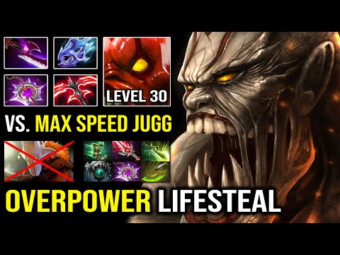 EVEN Max Speed LEVEL 30 Juggernaut is Nothing to this Lifestealer with Insane Hard Carry Dota 2