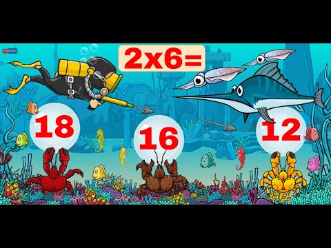 MathDive: Learn Times Tables Video