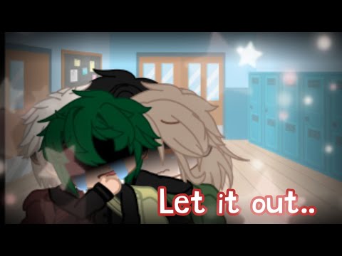 Let it out meme middle school deku