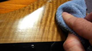 Video thumbnail for guitar polish - dr. ducks ax wax string lube demonstration video - guitar polish video by Earl Kayoss