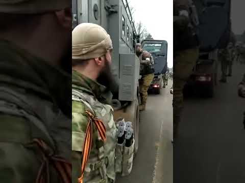 Chechen fighters in Ukraine