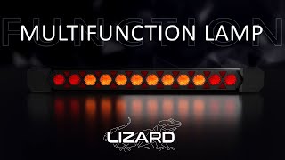 LAMPA TYLNA ZESPOLONA LED 3-FUNKCJE LIZARD (Zdjęcie 9)