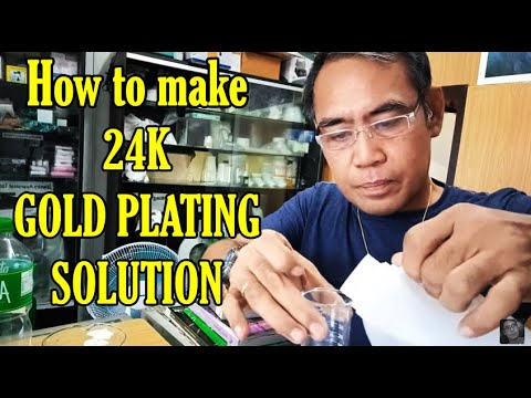 GOLD PLATING SOLUTION FOR JEWELRY || HOW-TO-GUIDE || TUTORIAL