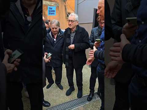 De Niro brings his charm to Rome 🇮🇹 ❤️ #robertdeniro #onceuponatimeinamerica