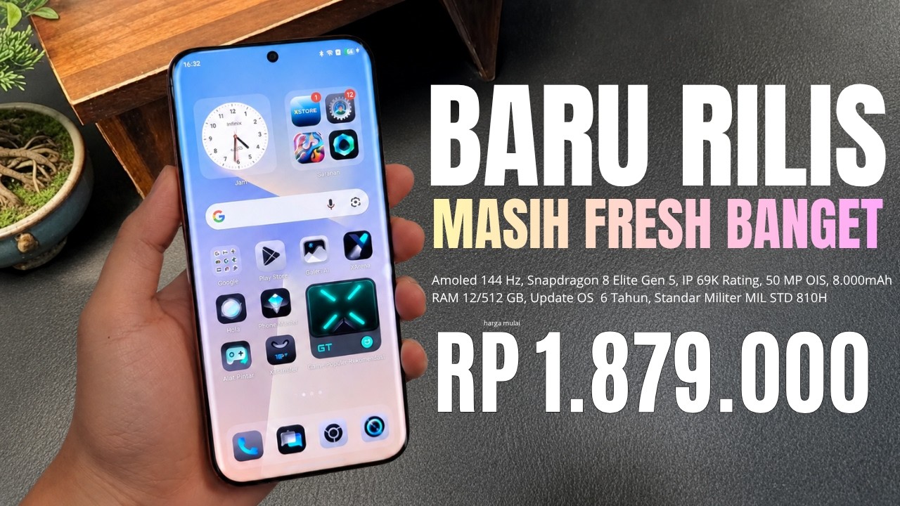 BARU SAJA RESMI‼️RAM 12/512GB, 8000mAh - HP KELUARAN TERBARU 2026
