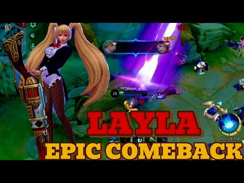 MLBB LAYLA EPIC COMEBACK