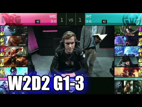 NRG eSports vs Immortals | Game 3 S6 NA LCS Summer 2016 Week 2 Day 1 | NRG vs IMT G3 W2D1 1080p