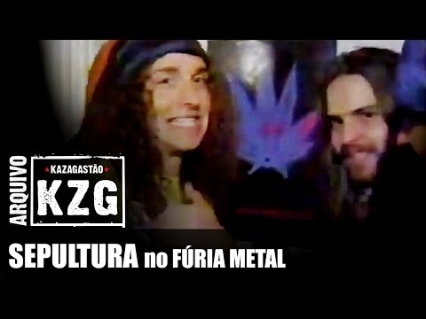 SEPULTURA no Fúria Metal (Phoenix - 1993) - Arquivo KZG - entrevistado por Gastão Moreira